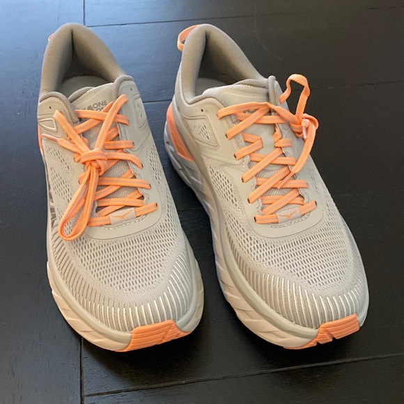 Hoka One One Shoes - Hoka Bondi 7. Harbor Mist/Sharkskin Womens 11